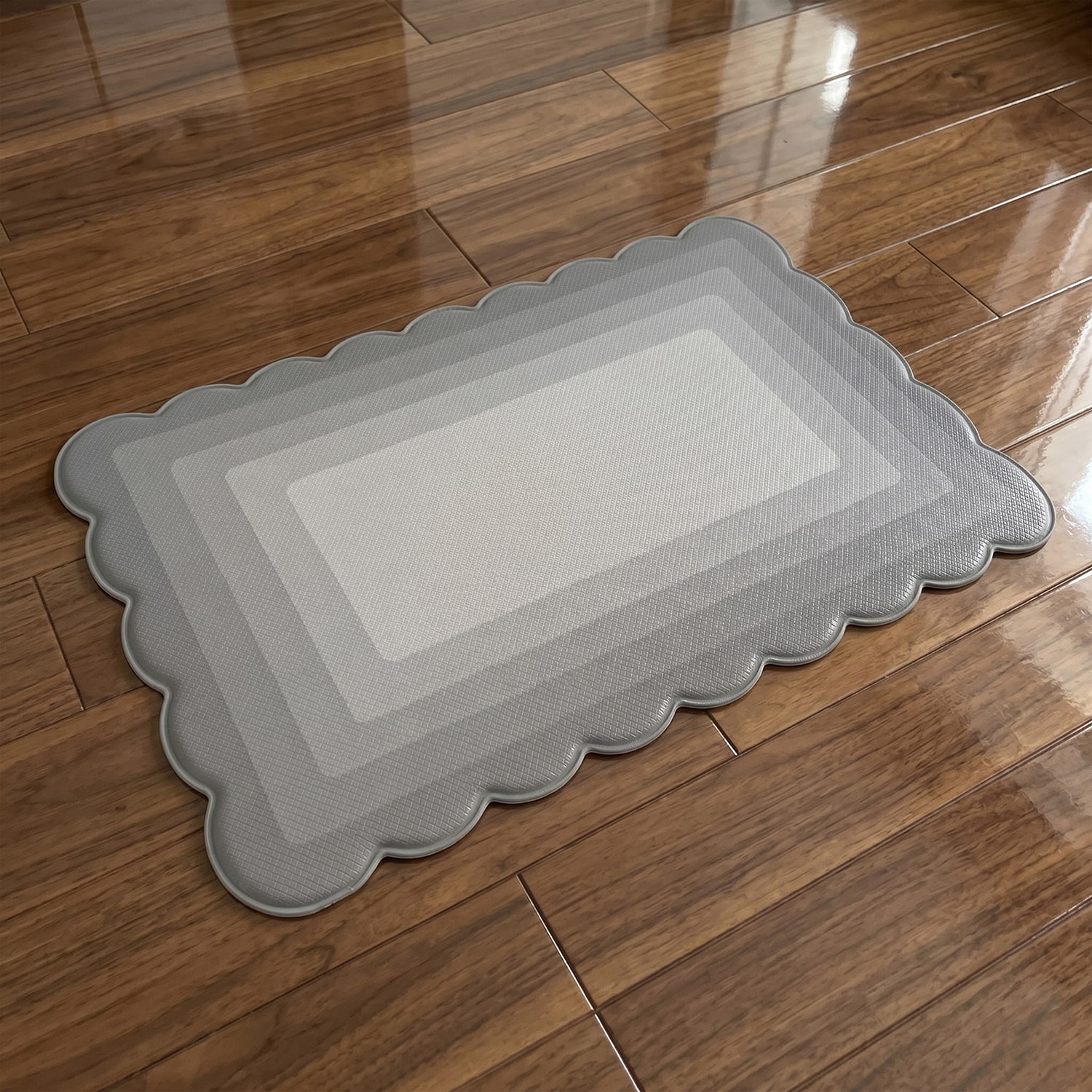 Achim Scalloped Grayson Anti-Fatigue 18"x30" Kitchen Mat