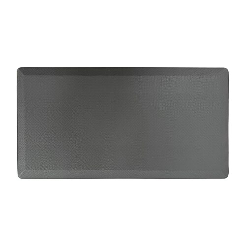 Achim Allure Diamond Anti-fatigue 20"x39" Kitchen Mat In Gray
