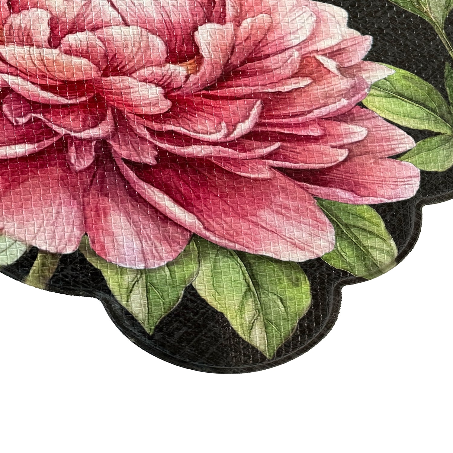 Achim Scalloped Peony Anti-Fatigue 18"x30" Kitchen Mat
