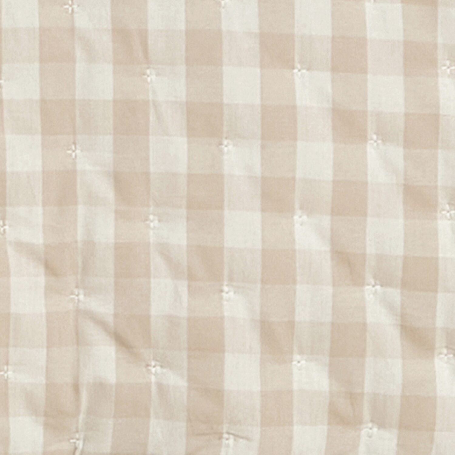 Peri Home Gingham Easy Care Quilt Set