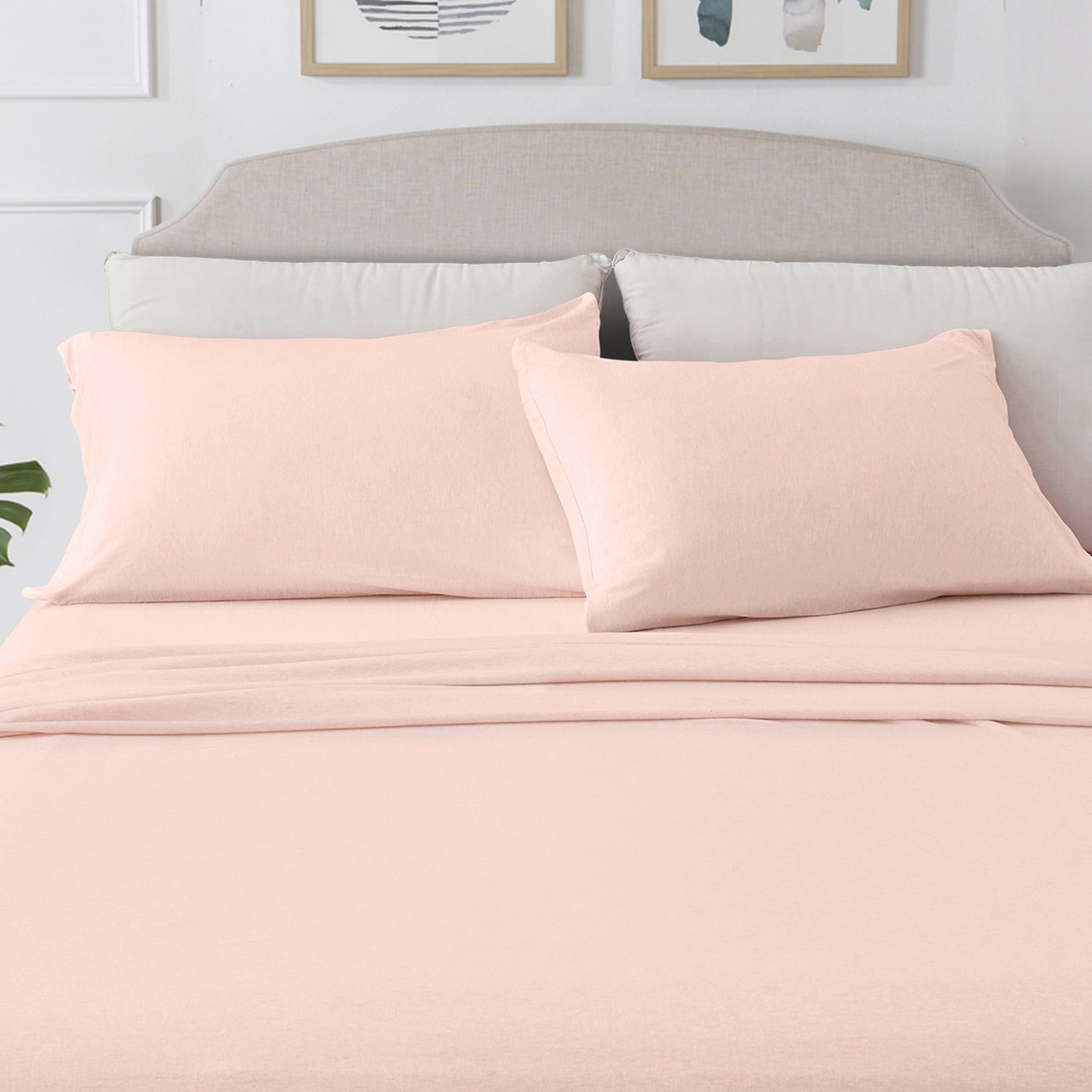Linery Heathered Jersey Sheet Set