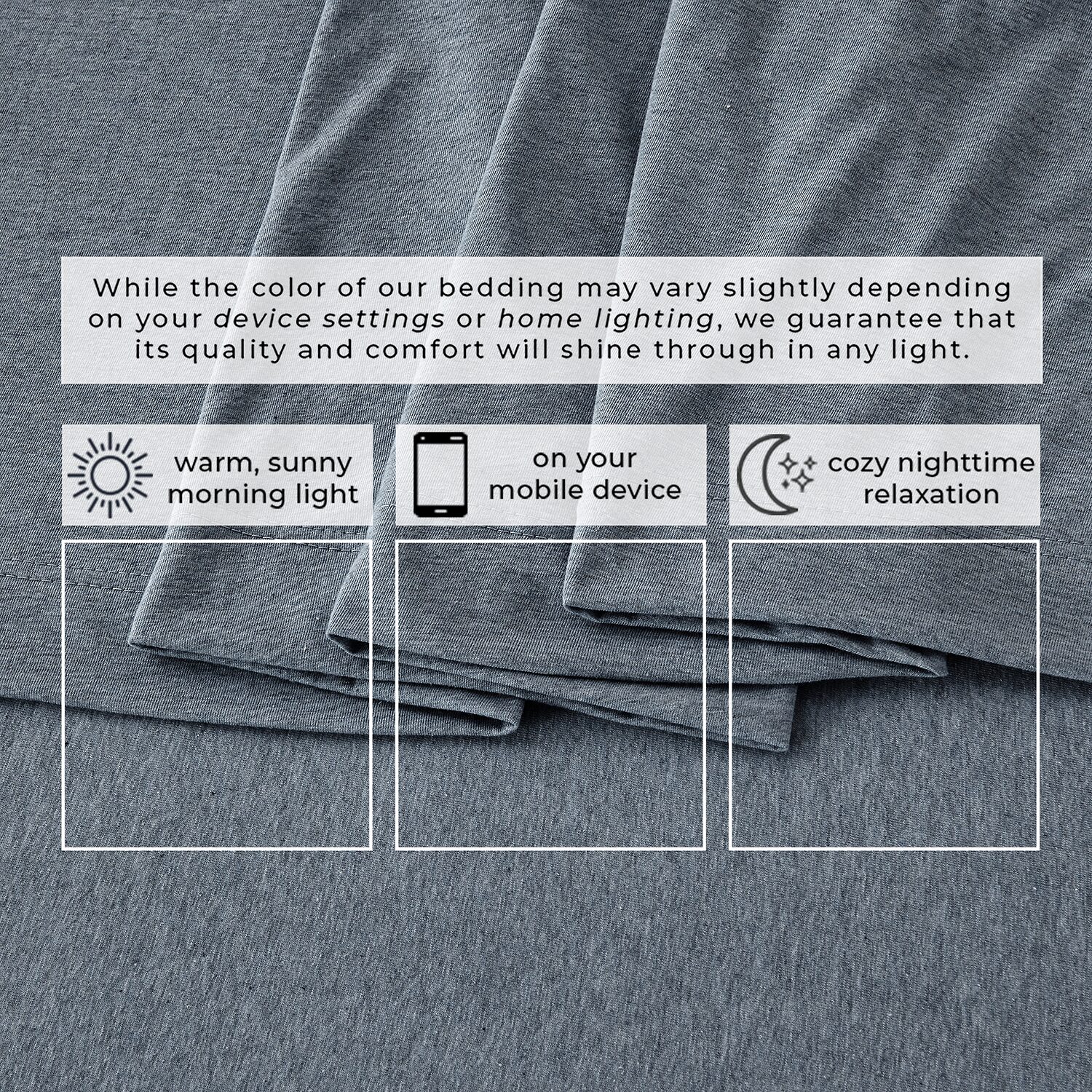 Linery Heathered Jersey Sheet Set