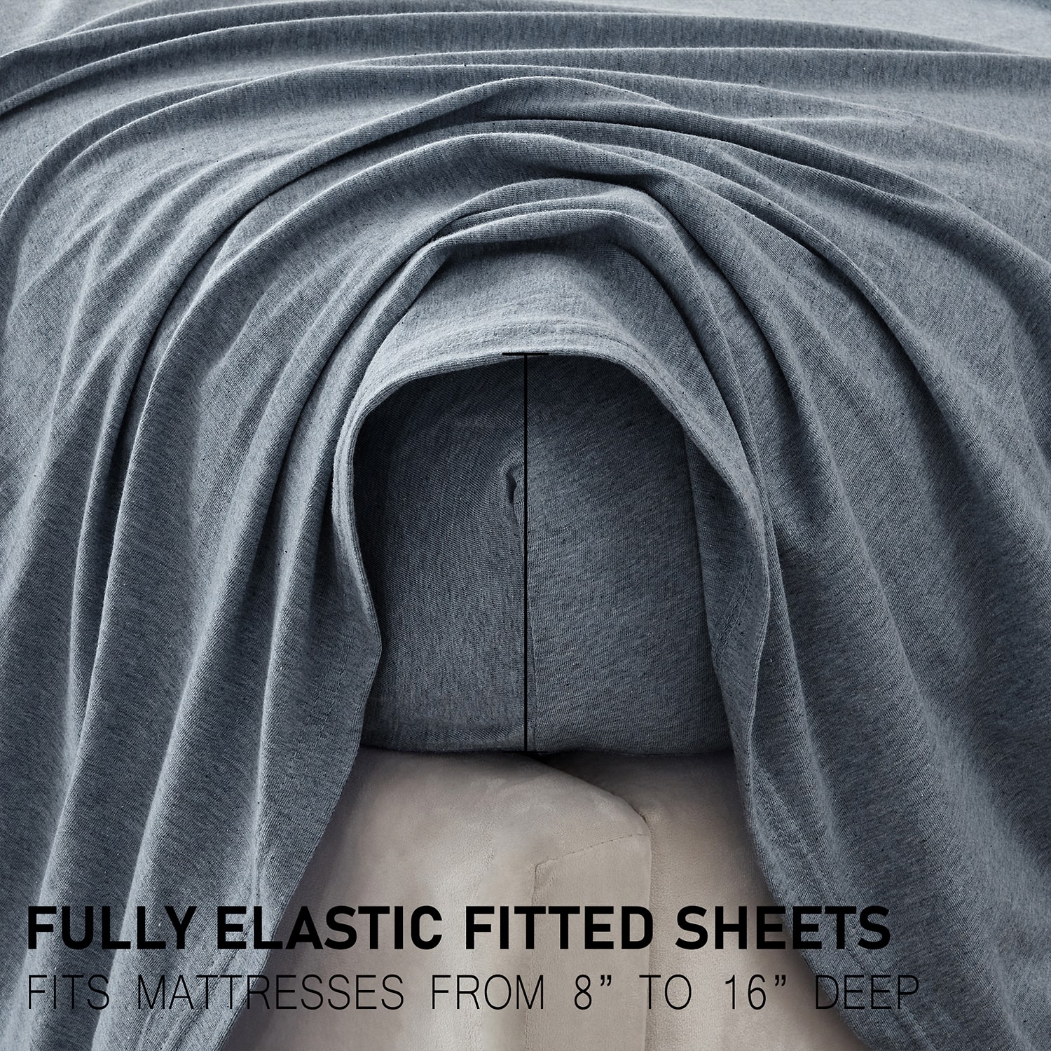 Linery Heathered Jersey Sheet Set