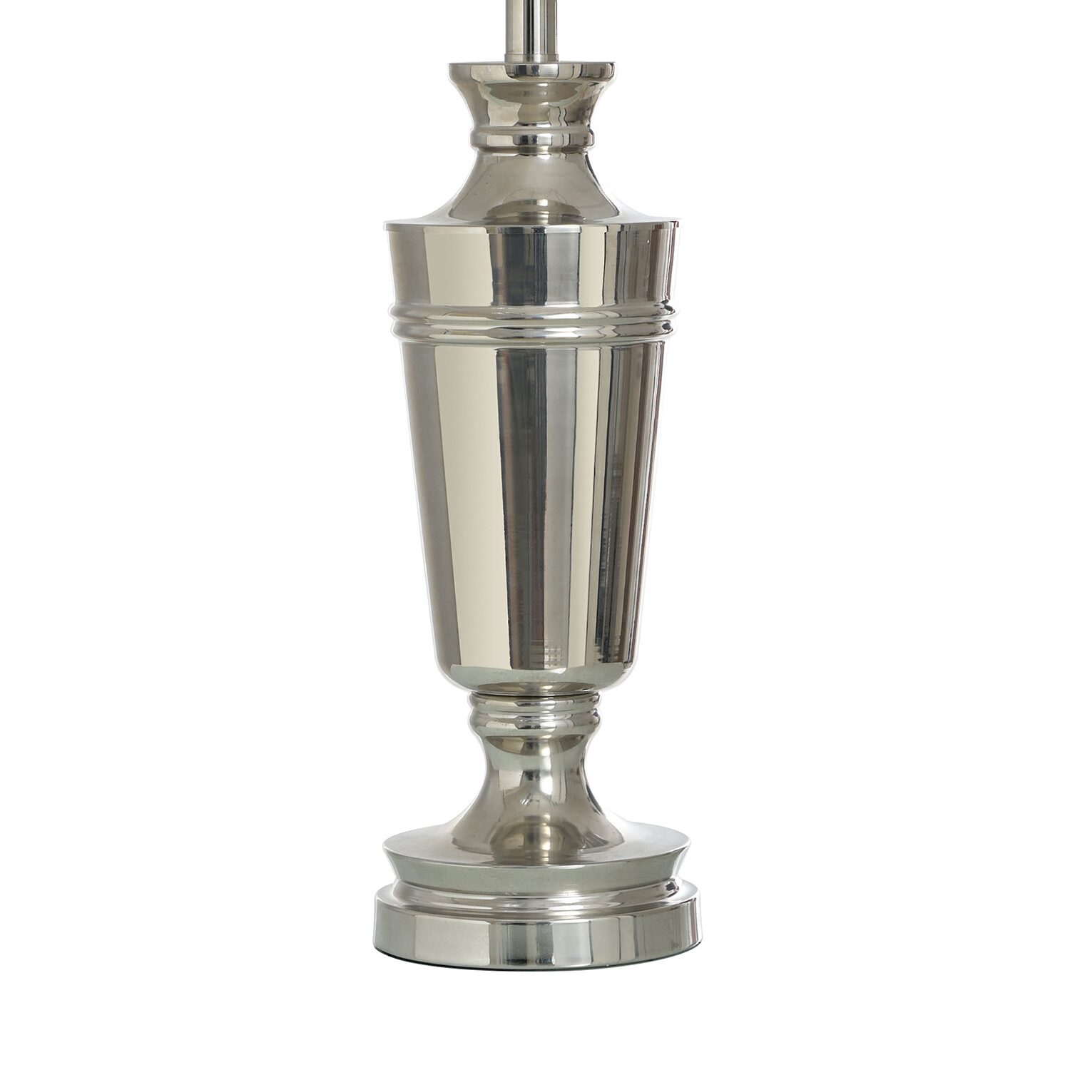 Stylecraft Polished Nickel Urn Steel Table Lamp