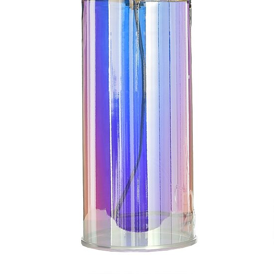 Stylecraft Pink Iridescent Glass Table Lamp, Color: Pink - JCPenney