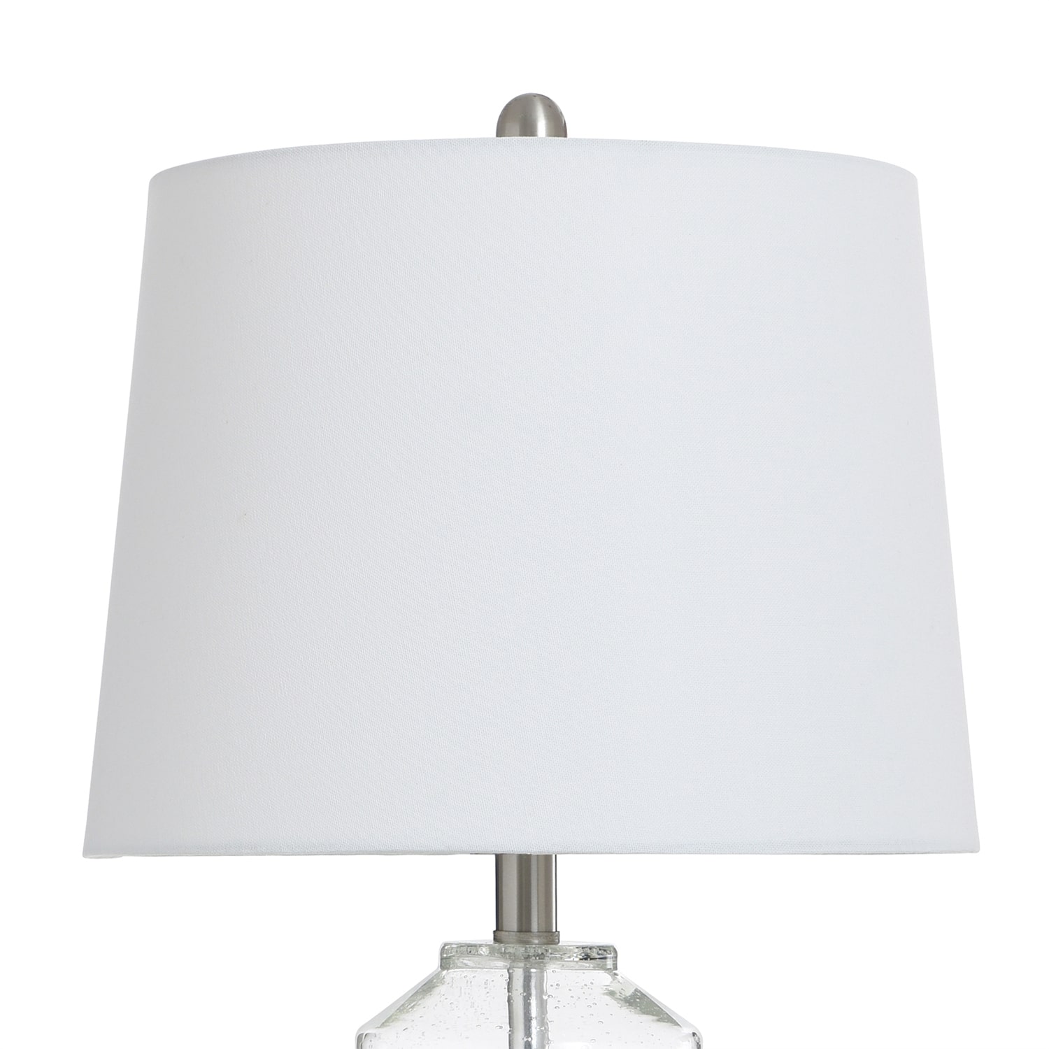 Stylecraft Nova Seeded Glass Table Lamp