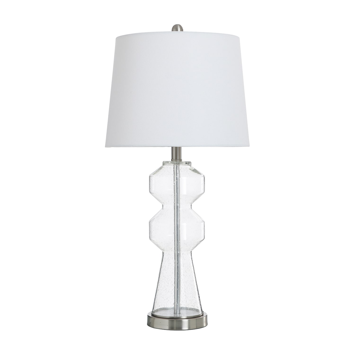 Stylecraft Nova Seeded Glass Table Lamp