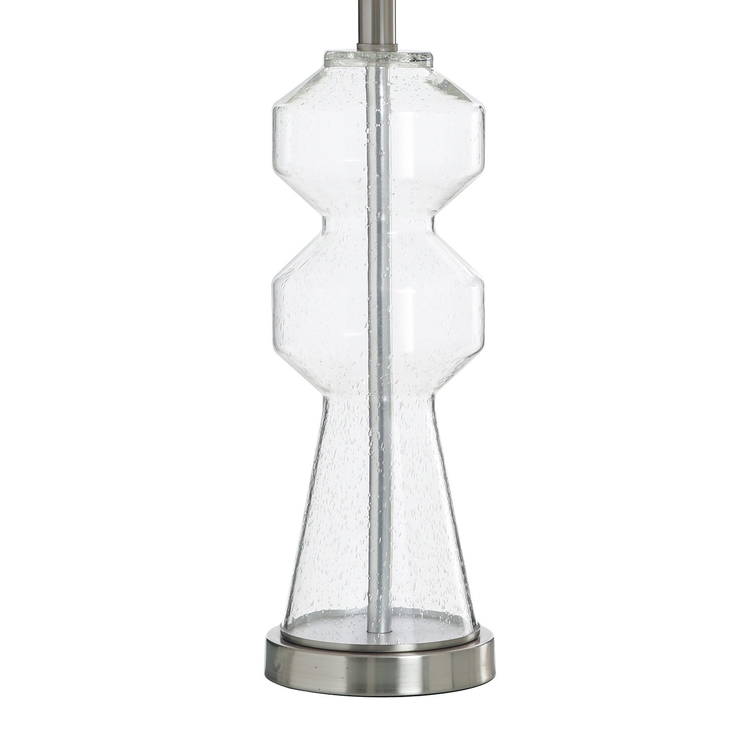 Stylecraft Nova Seeded Glass Table Lamp
