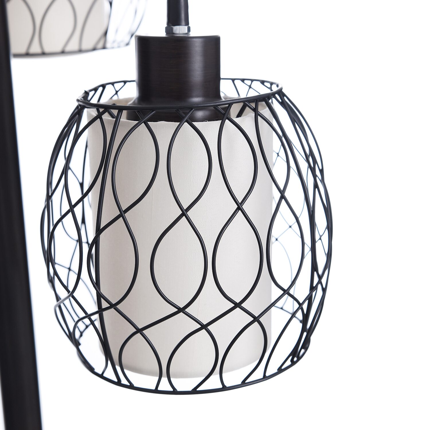 Stylecraft Bronze With Ivory Shade Lamp Set