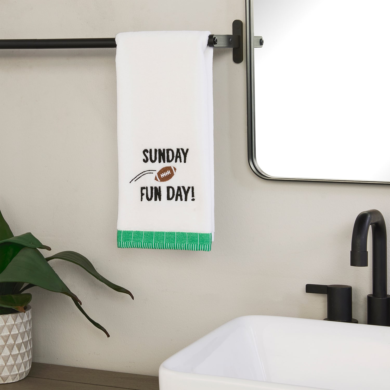 Saturday Knight Sunday Fun Day 2-pc. Hand Towel