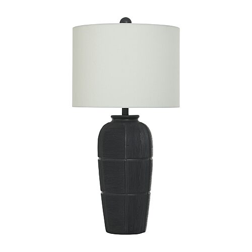 Stylecraft Ida Traditional Black Table Lamp
