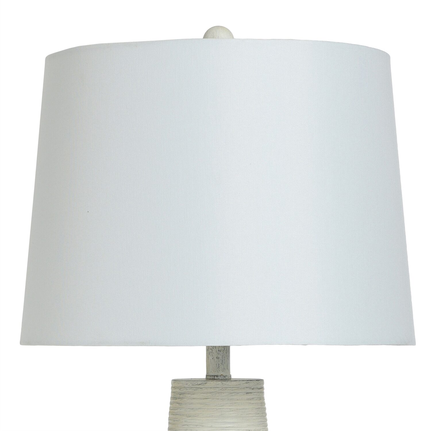 Stylecraft Whitewashed Textured Resin Table Lamp