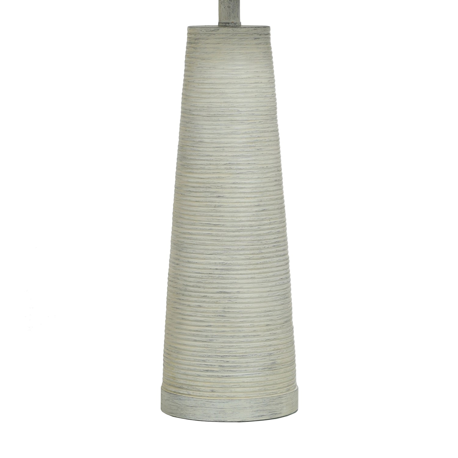 Stylecraft Whitewashed Textured Resin Table Lamp