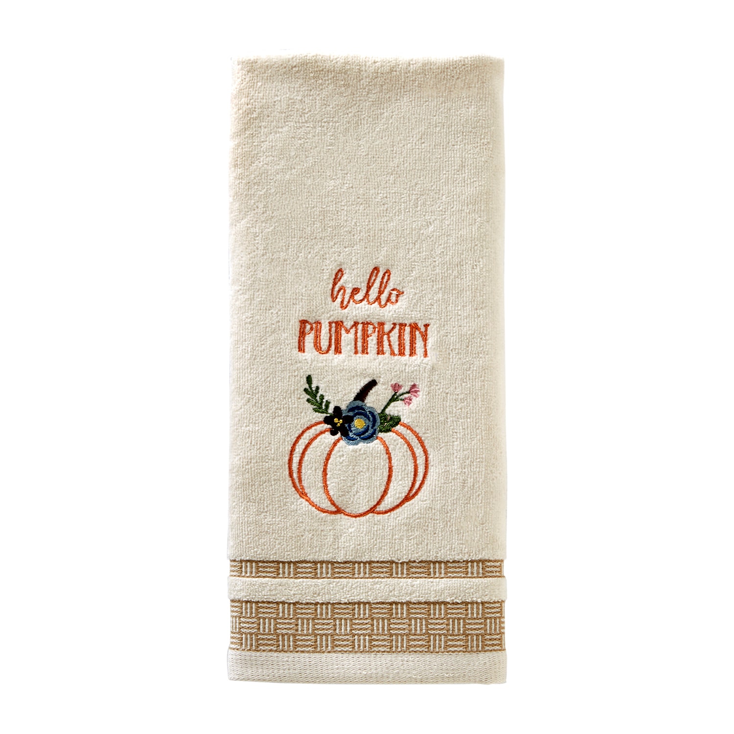 Saturday Knight Hello Pumpkin 2-pc. Hand Towel