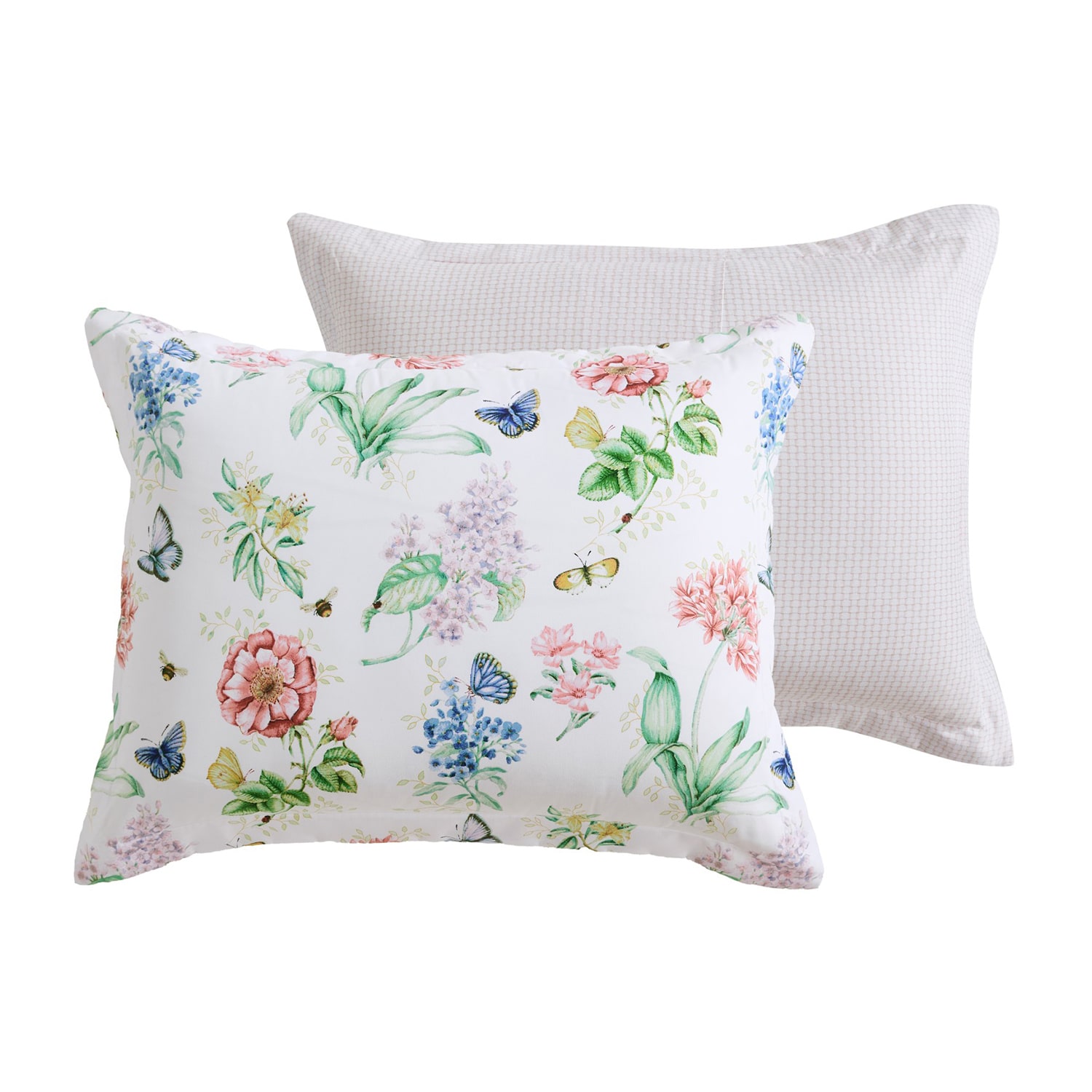 Lenox Printed Reversible Easy Care Down Alternative Comforter Set