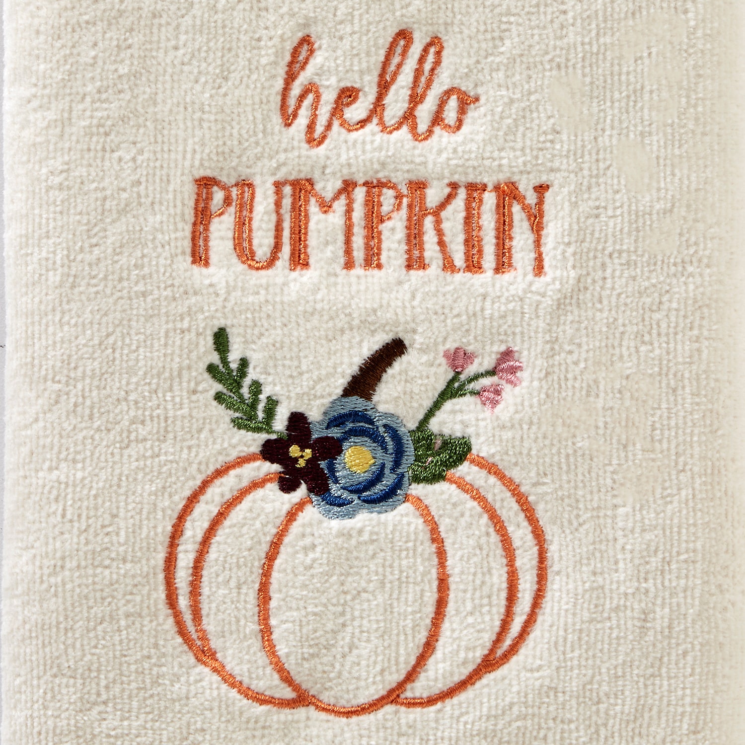 Saturday Knight Hello Pumpkin 2-pc. Hand Towel