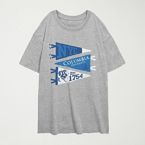Mad Engine Womens Crew Neck Short Sleeve Regular Fit Graphic T-shirt In Gray