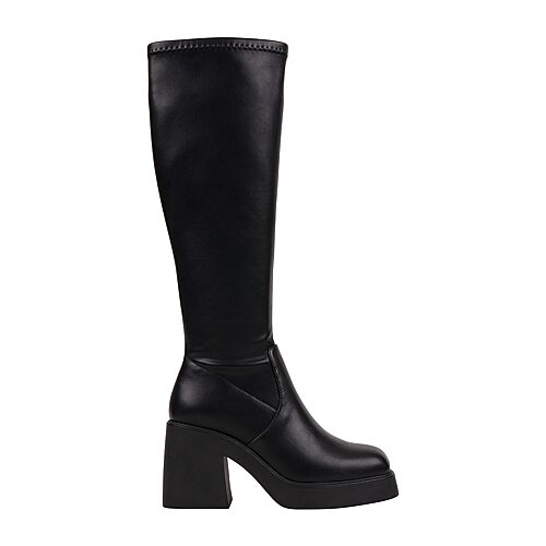 Gc Shoes Women's Chantal Platform Elastic Knee-High Boots - Black