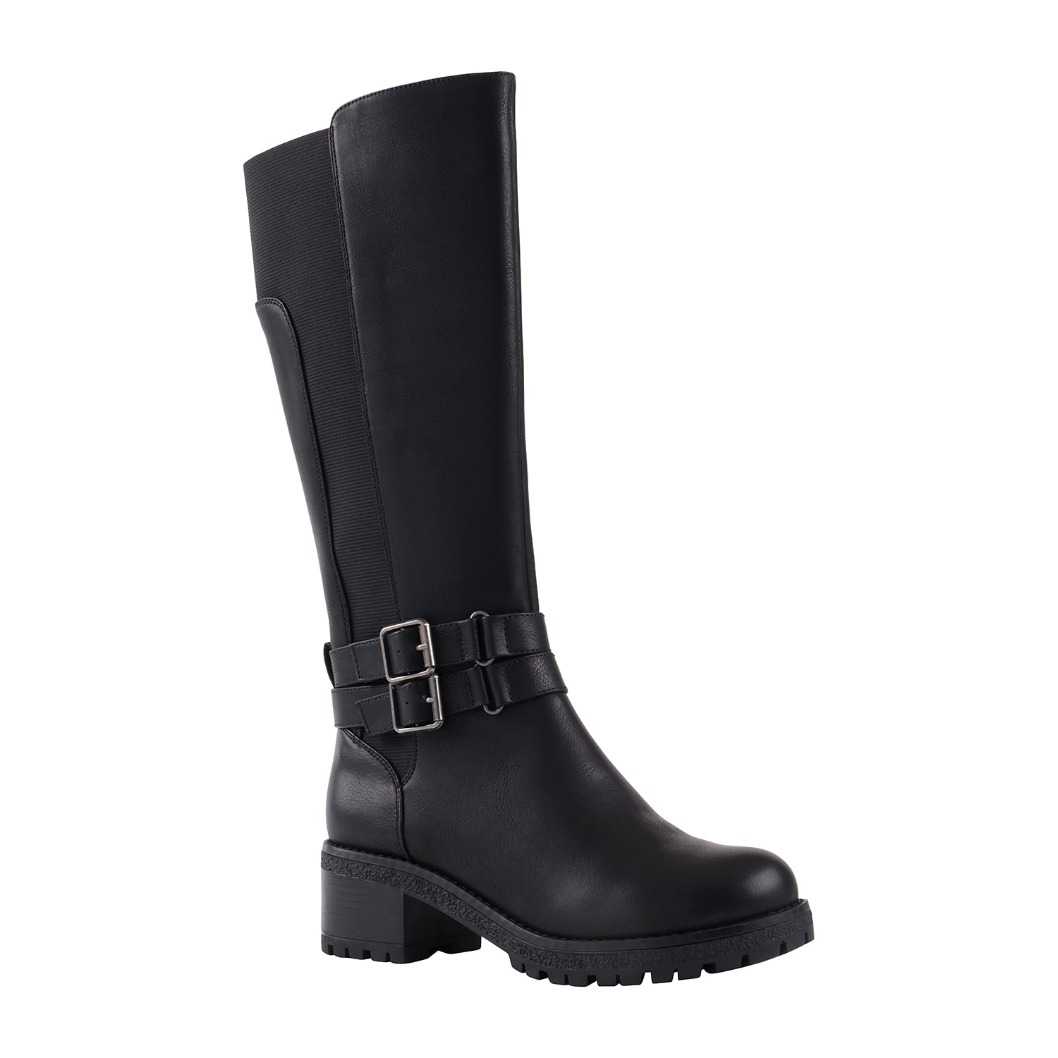 GC Shoes Womens Jonah Block Heel Riding Boots