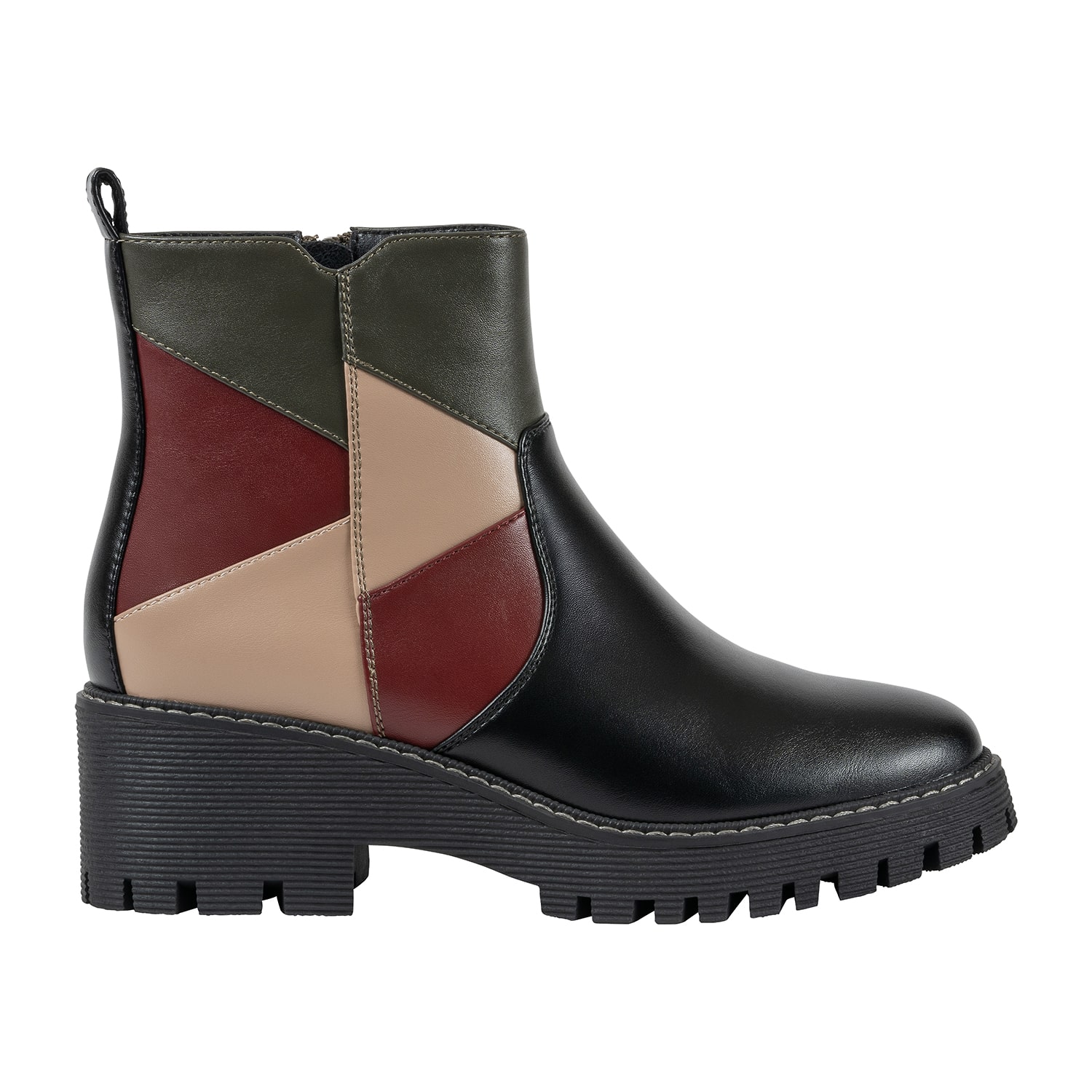 GC Shoes Womens Vaila Block Heel Chelsea Boots