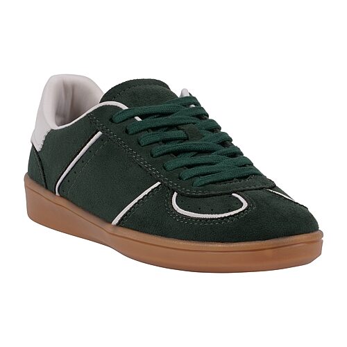 GC Shoes Milan Lace-Up Womens Sneakers, 10 Medium, Green