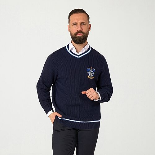 Opposuits Mens Crew Neck Long Sleeve Harry Potter Pullover Sweater In Blue