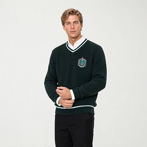 Opposuits Mens Crew Neck Long Sleeve Harry Potter Pullover Sweater In Green