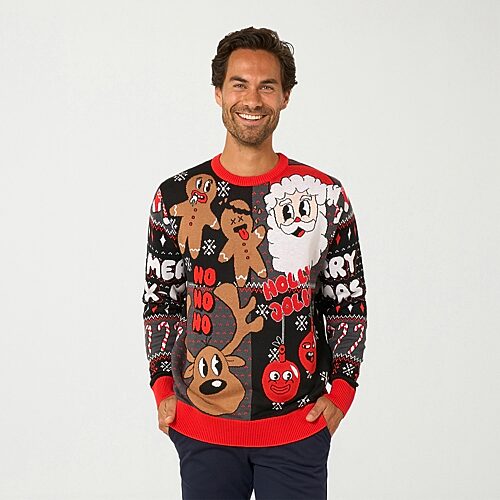 Opposuits Mens Crew Neck Long Sleeve Pullover Sweater In Multiple Colors