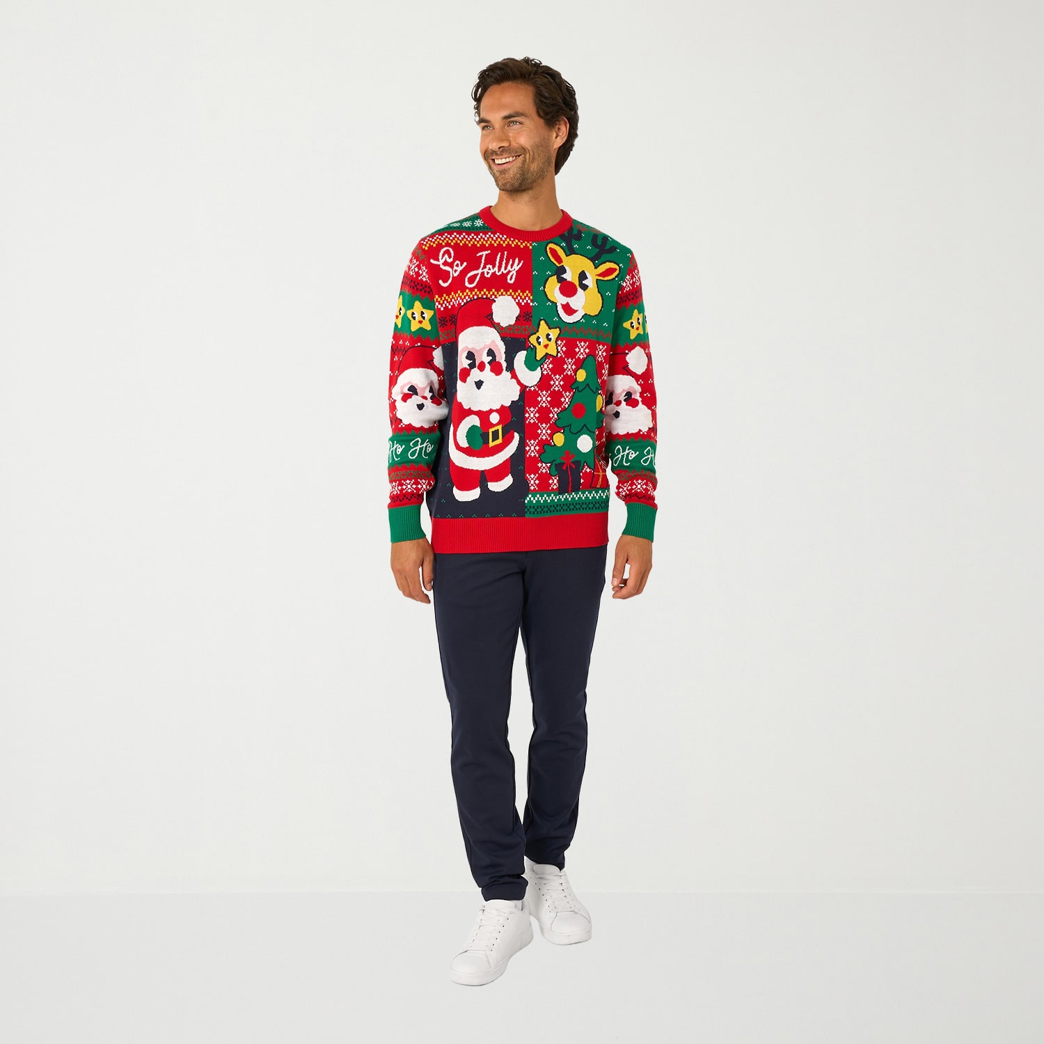 Opposuits Mens Crew Neck Long Sleeve Pullover Sweater