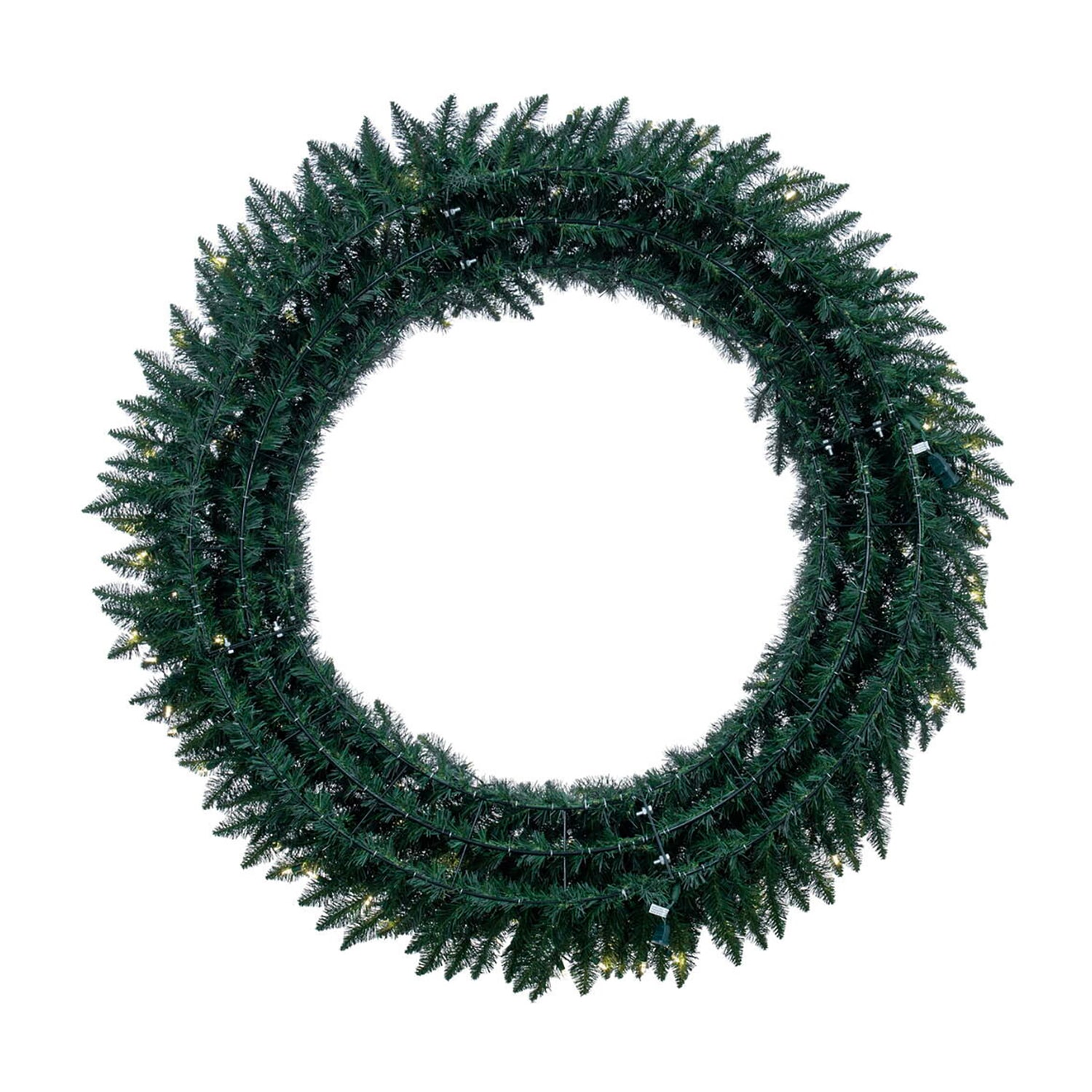 Vickerman 60" Camdon Fir Christmas Wreath with 400 Warm White LED Lights