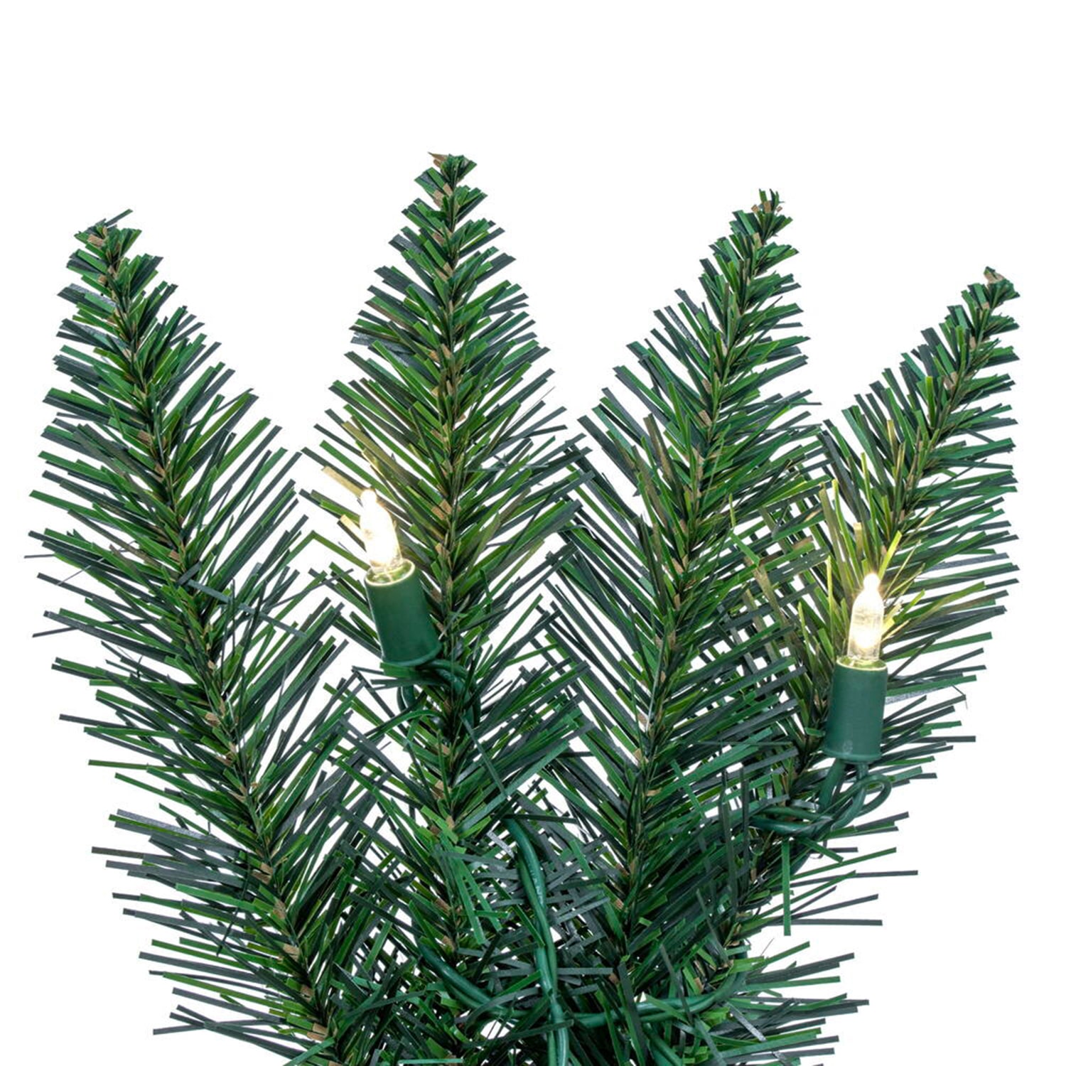 Vickerman 60" Camdon Fir Christmas Wreath with 400 Warm White LED Lights