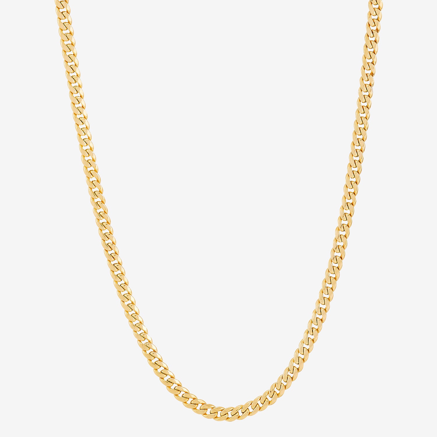 Girls 14K Gold 13 Inch Cuban Chain Necklace