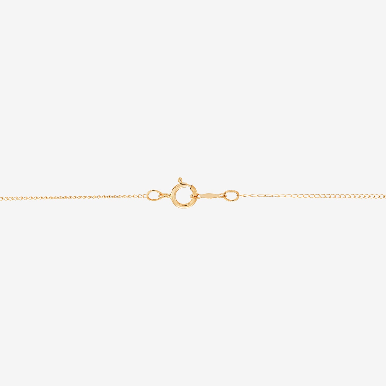 Girls White Diamond 14K Gold Cross 13 Inch Pendant Necklace