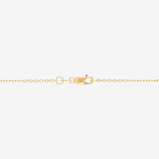 Gold Addiction Womens 10K Gold 17 Inch Link Chain Necklace