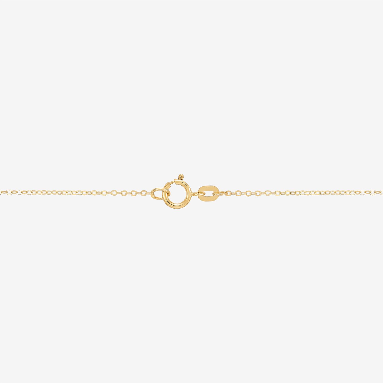 Made in Italy Cross Womens 10K Gold Cross 16 Inch Pendant Necklace