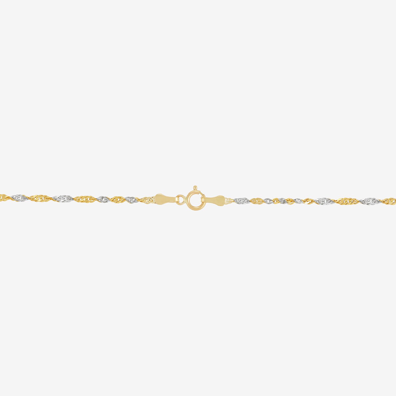 Mia Oro Womens 14K Gold 18 Inch Link Necklace