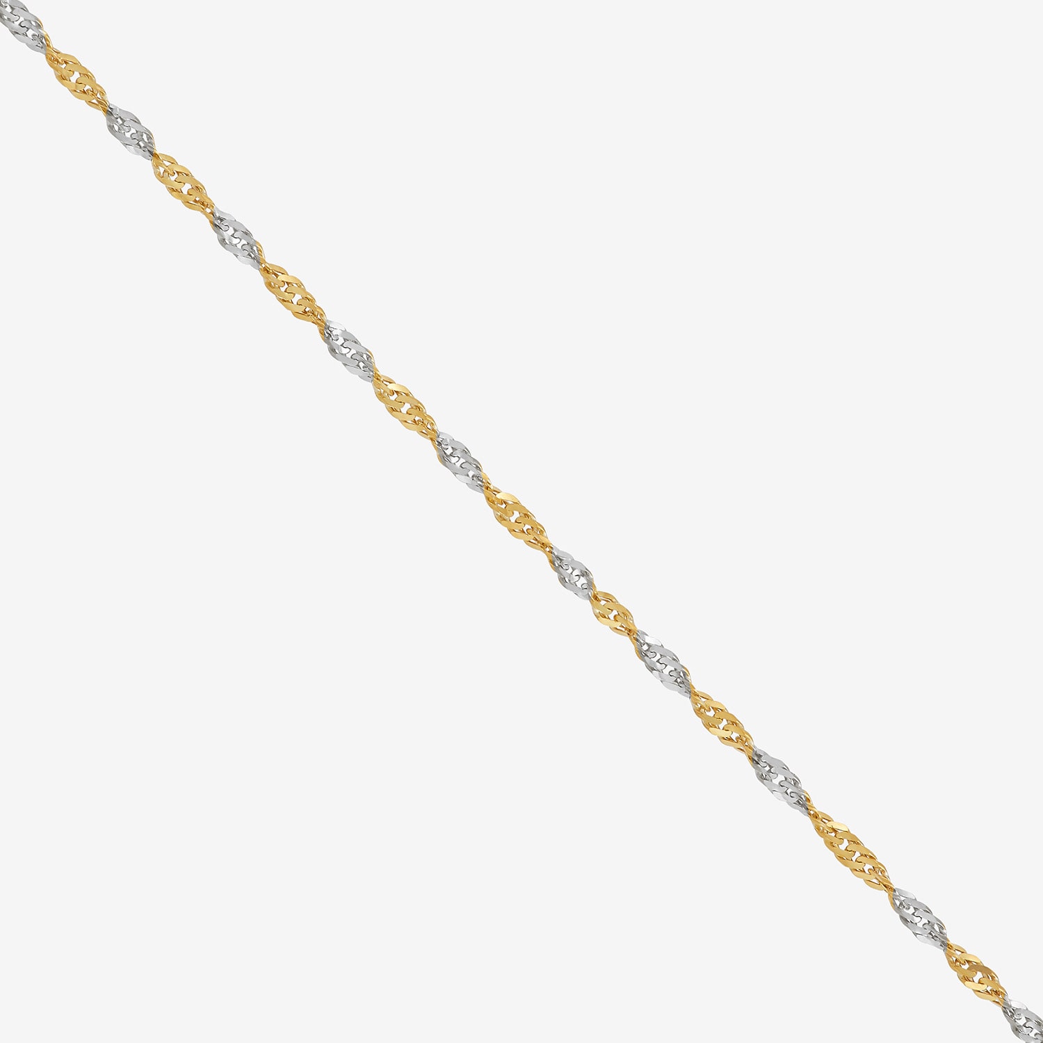 Mia Oro Womens 14K Gold 18 Inch Link Necklace