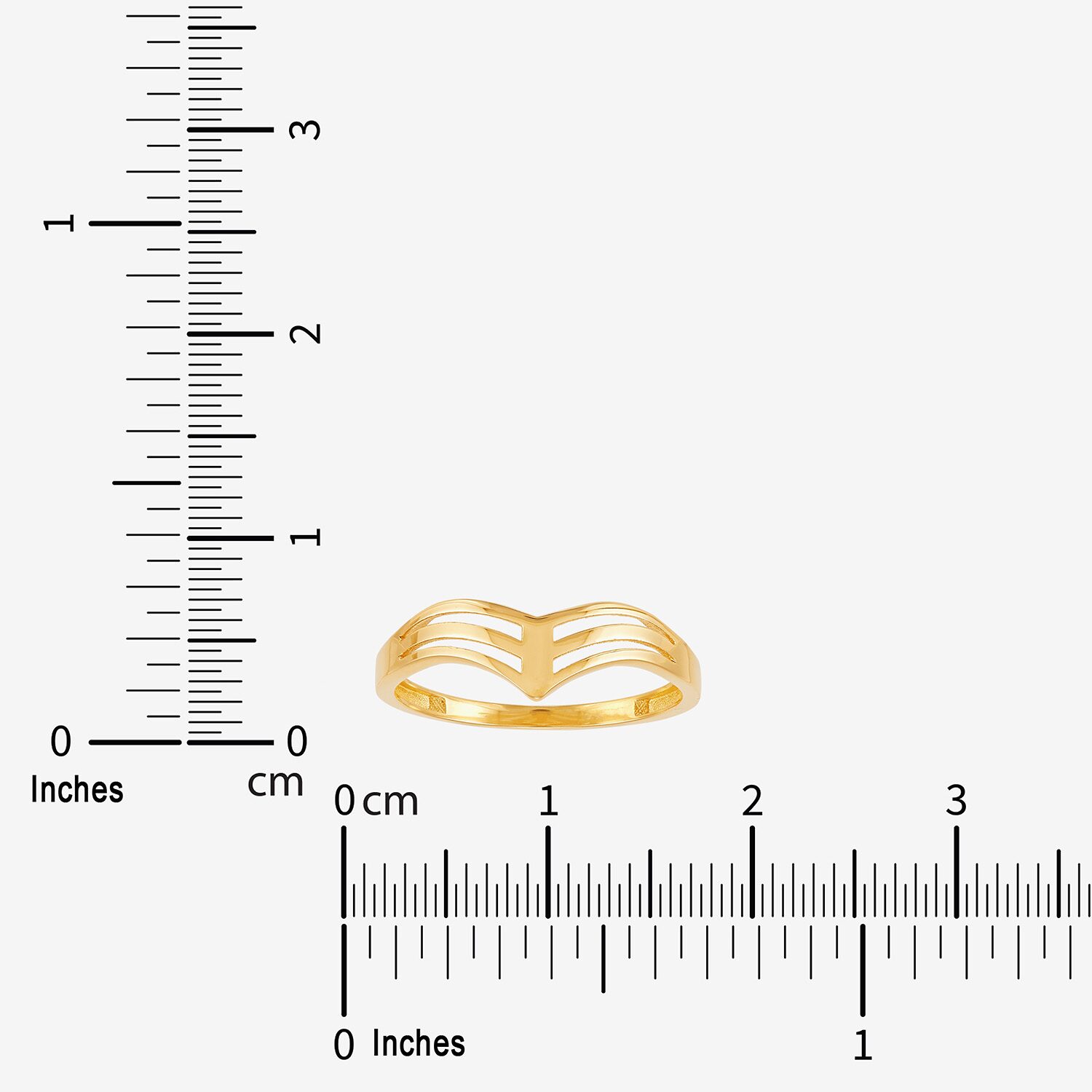 Womens 14K Gold Round Band