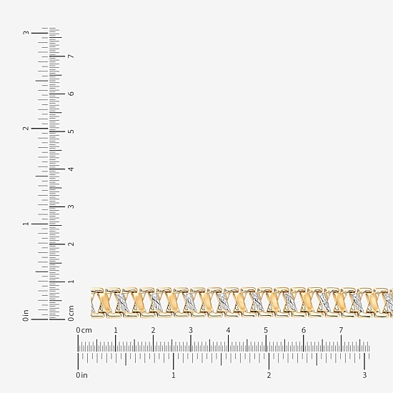14K Two-Tone Gold Stampato Bracelet