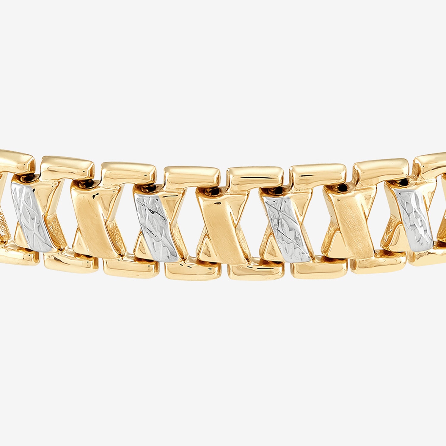 14K Two-Tone Gold Stampato Bracelet