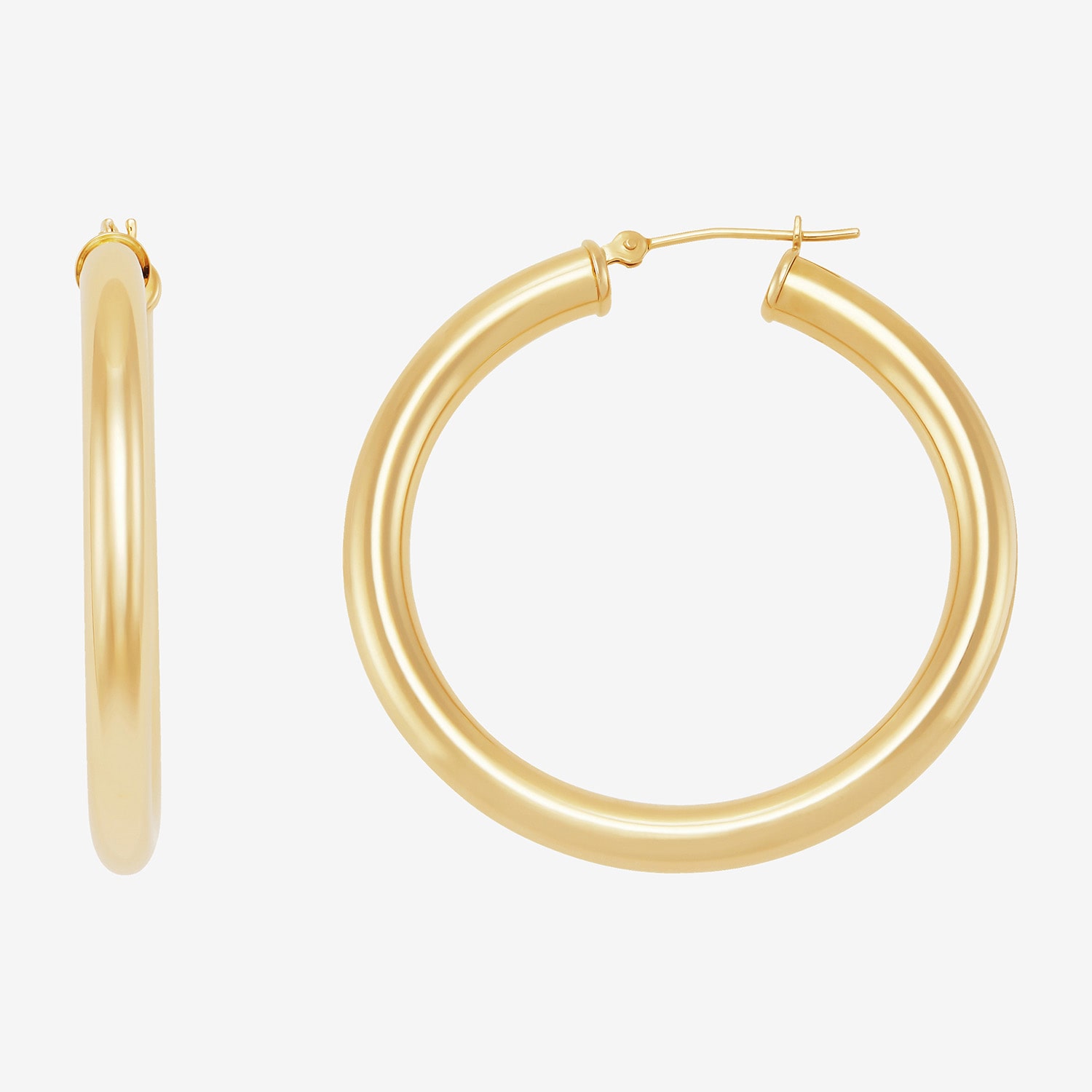 14K Gold Hoop Earrings