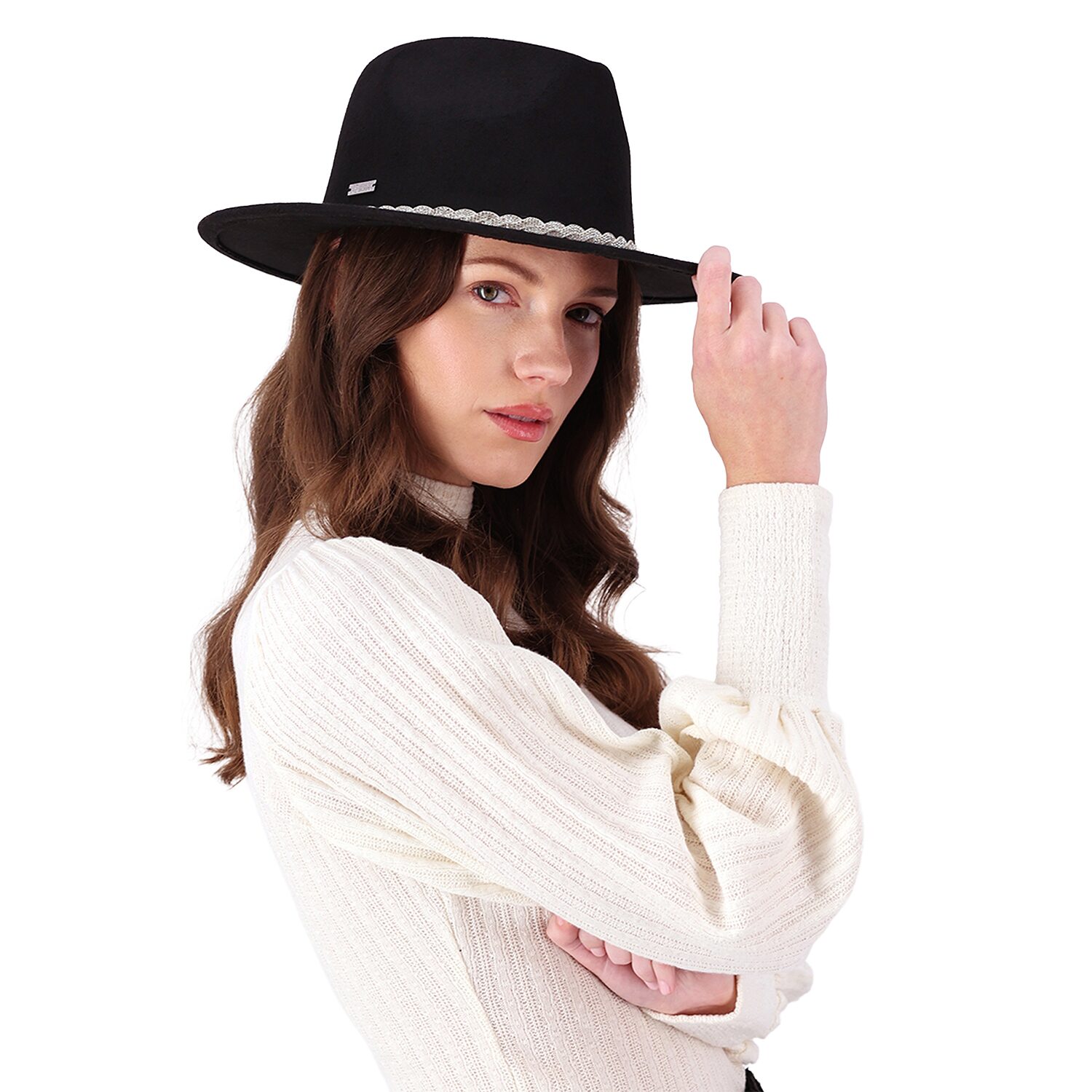 JS Jessica Simpson Womens Panama Hat