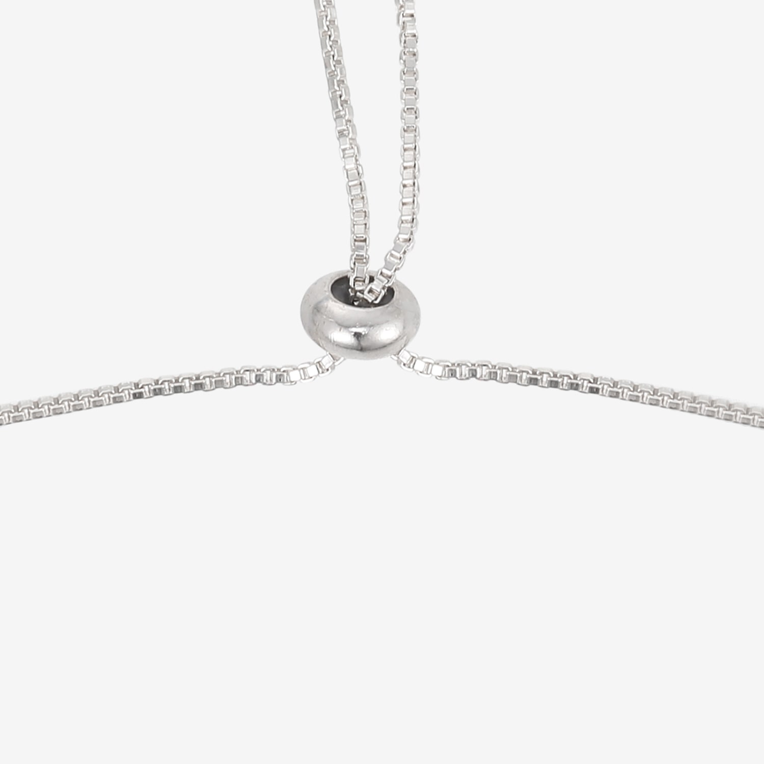 Womens Simulated Cubic Zirconia Bolo Bracelet