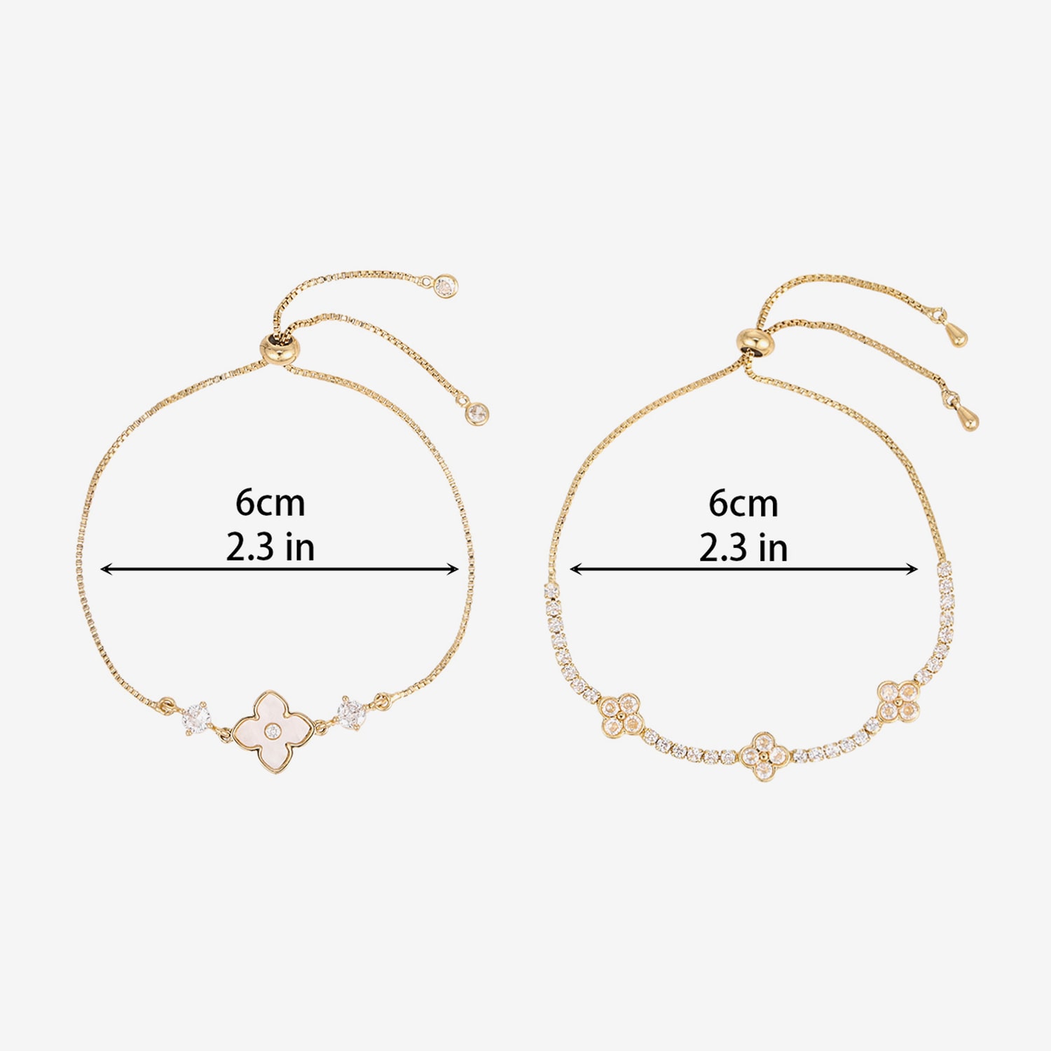 Womens 2-pc. Cubic Zirconia Bracelet Set
