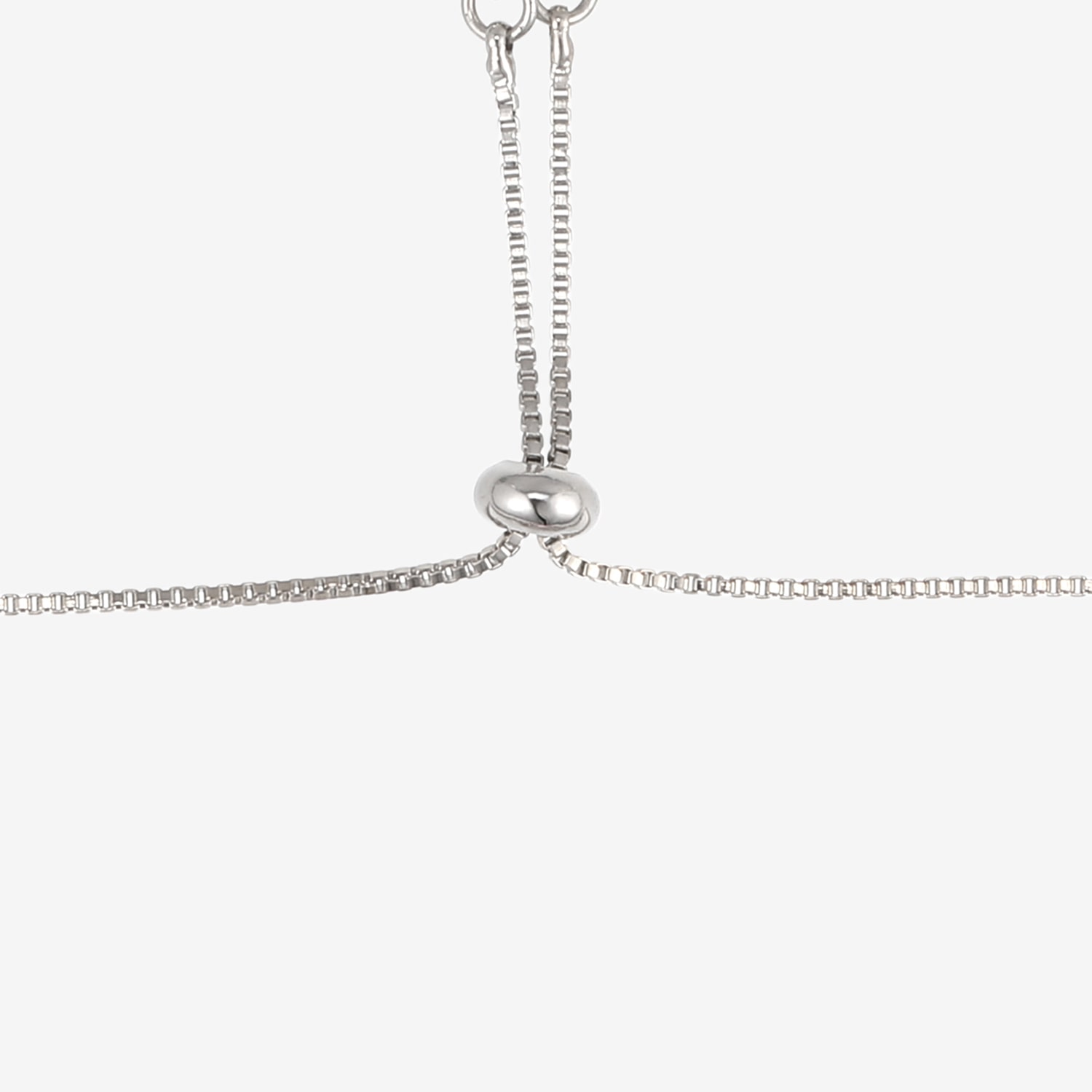 Womens Simulated Cubic Zirconia Round Bolo Bracelet