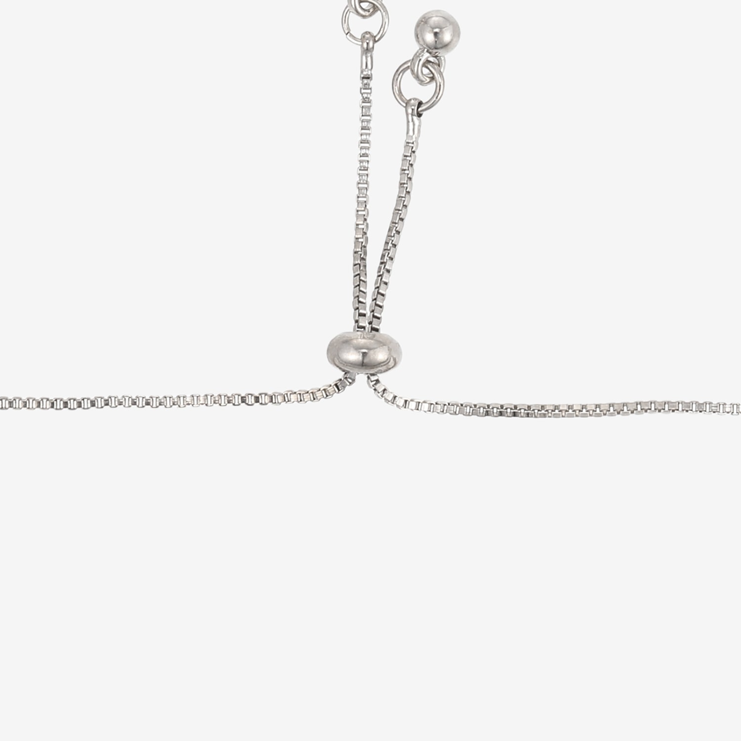 Womens Simulated Cubic Zirconia Round Bolo Bracelet