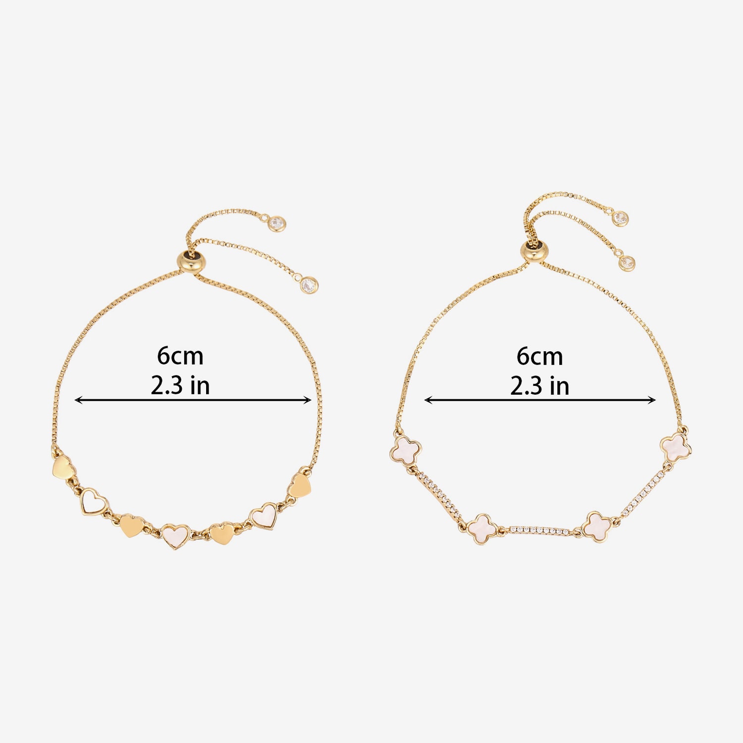 Womens 2-pc. Cubic Zirconia Bracelet Set