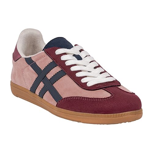 Gc Shoes Women's Fowler Retro Color-Blocked Sneakers - Burgundy/Navy