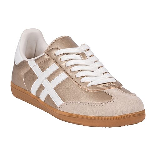 Gc Shoes Women's Fowler Retro Color-Blocked Sneakers - Gold