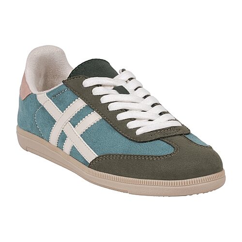 Gc Shoes Women's Fowler Retro Color-Blocked Sneakers - Olive/White